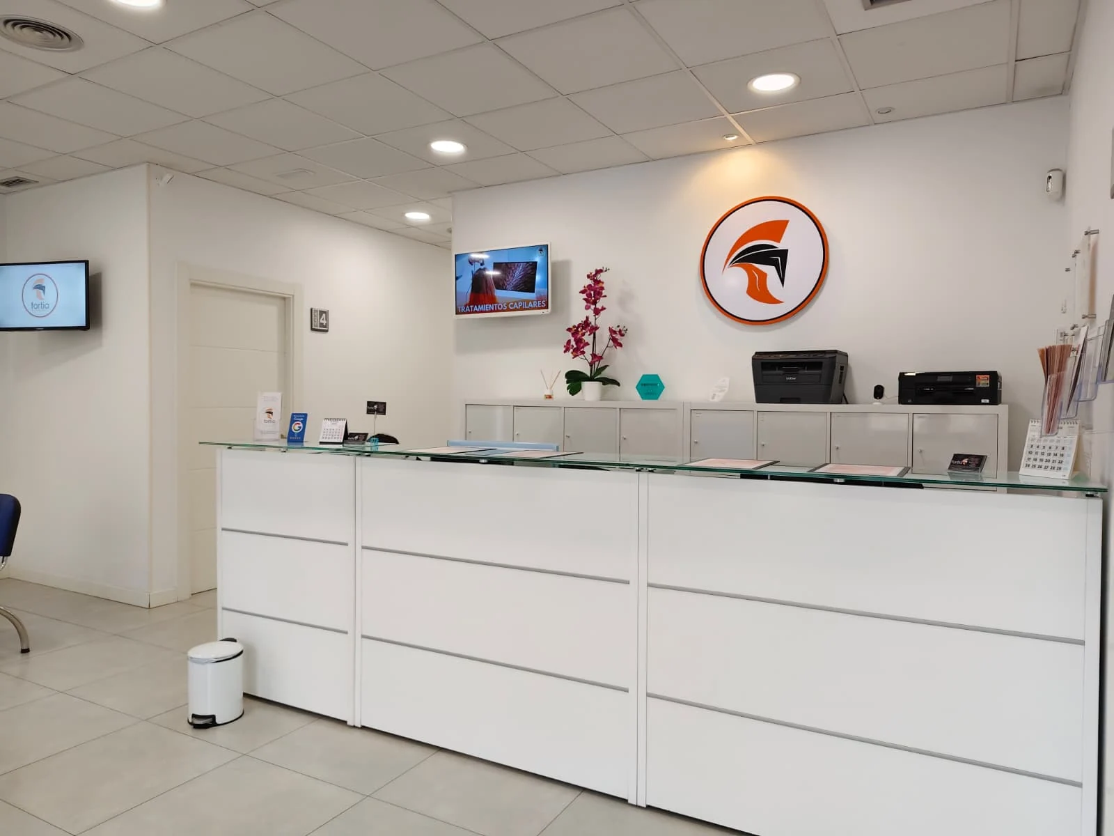 Recepción real de Centro Médico Fortia en La Garena con la identidad Fortia